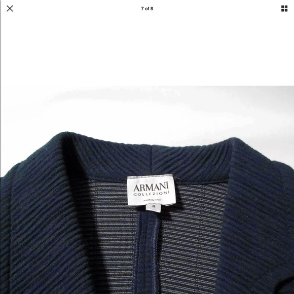 Giorgio Armani Collezione dark green jacket Size 6 - Picture 7 of 8